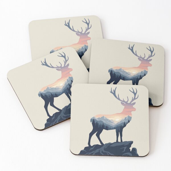 Item preview, Deer Mountain Sunrise designed and sold by Gkinoki.