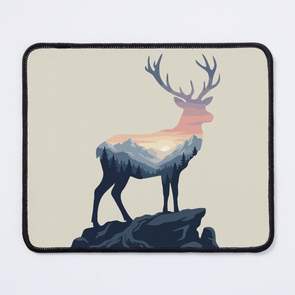Item preview, Deer Mountain Sunrise designed and sold by Gkinoki.