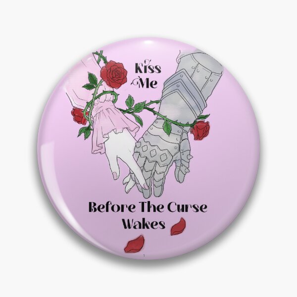 Item preview, Kiss Me Before the Curse Wakes – Dark Romantic Medieval Fantasy Knight & Maiden designed and sold by witchlingart.