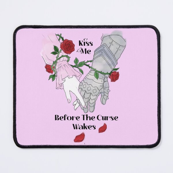 Item preview, Kiss Me Before the Curse Wakes – Dark Romantic Medieval Fantasy Knight & Maiden designed and sold by witchlingart.