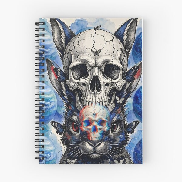 Item preview, Ethereal Guardian: The Celestial Cat and Human Skull designed and sold by LujziWorld.