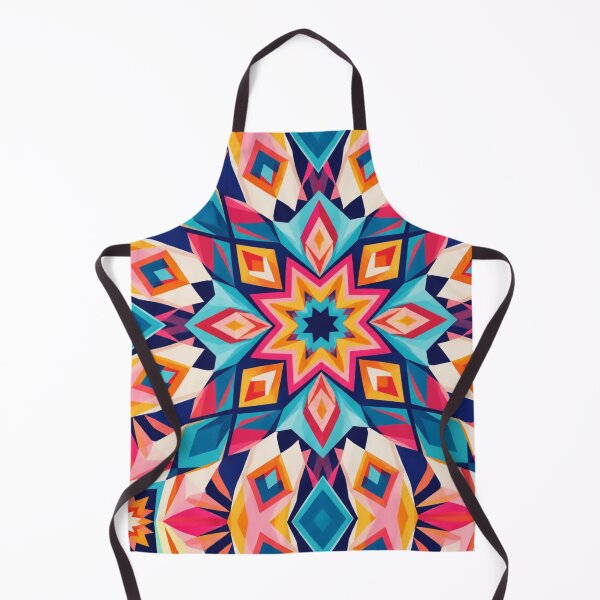 Item preview, Colourful Geometric Kaleidoscope Abstract Star Pattern designed and sold by My Gluten Free Life UK.