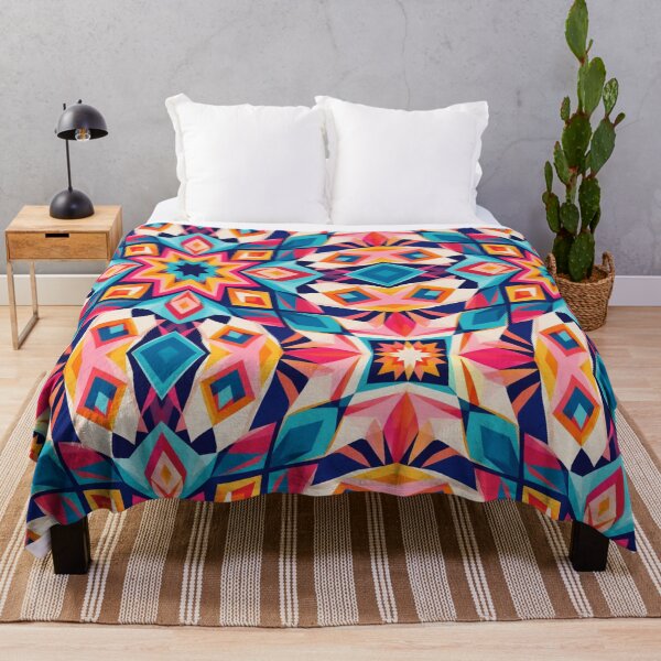 Item preview, Colourful Geometric Kaleidoscope Abstract Star Pattern designed and sold by My Gluten Free Life UK.