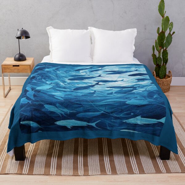 Item preview, Dreamy Underwater Ocean Fish Artwork designed and sold by NivyasArtistry.