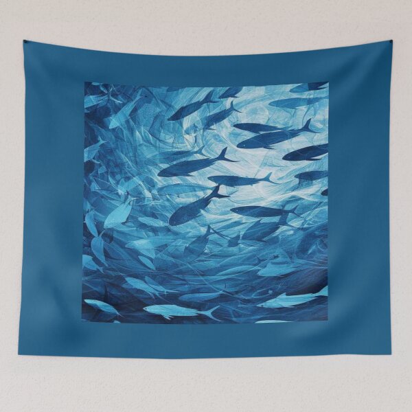 Item preview, Dreamy Underwater Ocean Fish Artwork  designed and sold by NivyasArtistry.