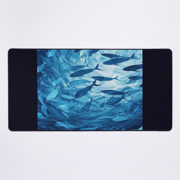 Item preview, Dreamy Underwater Ocean Fish Artwork designed and sold by NivyasArtistry.