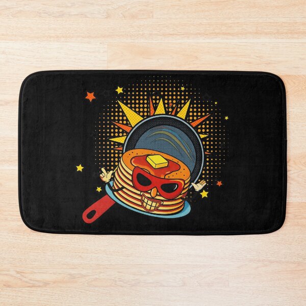 Item preview, Vintage Superhero Pancake Character - Retro Comic Art designed and sold by SunandShade.