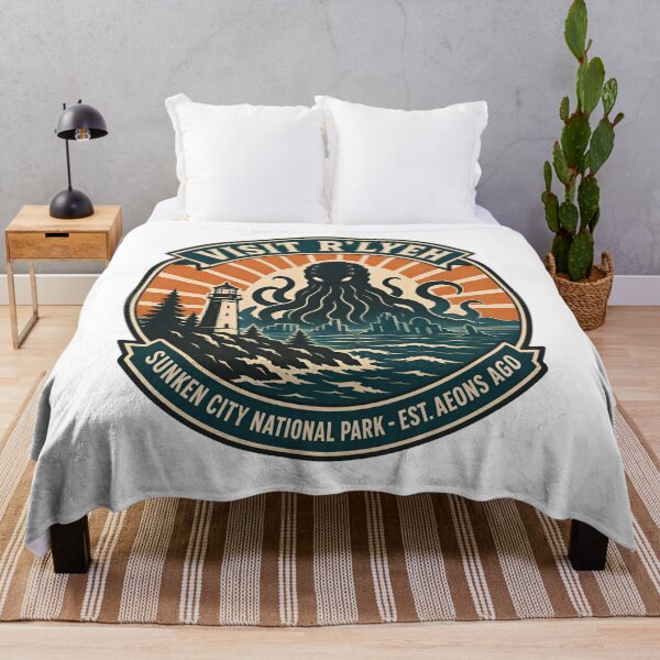 Artikelvorschau, Besuchen Sie den R'lyeh – Sunken City National Park entworfen und verkauft von Fenay Designs.