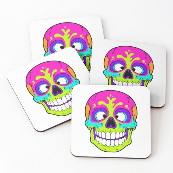 Item preview, Calavera de azúcar fluorescente designed and sold by bestdes1gners.