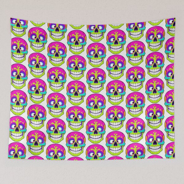 Item preview, Day-Glo Sugar Skull designed and sold by bestdes1gners.