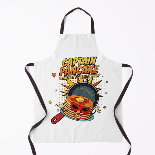 Item preview, Captain Pancake - Breakfast's Greatest Hero Vintage Vibes Comic Fun designed and sold by SunandShade.