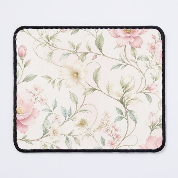 Item preview, Romantic Pink Floral Vine Watercolour Botanical Pattern designed and sold by My Gluten Free Life UK.