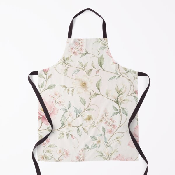 Item preview, Romantic Pink Floral Vine Watercolour Botanical Pattern designed and sold by My Gluten Free Life UK.