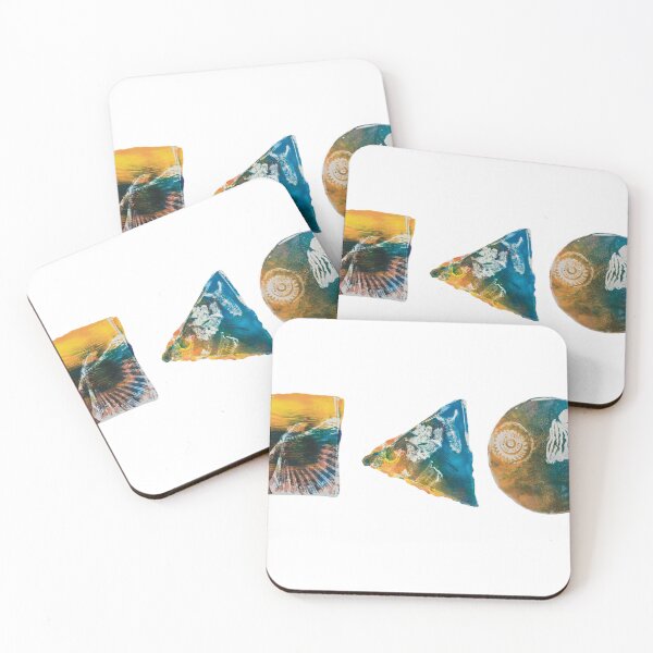 Item preview, Geometric Ocean Treasures - Abstract Marine Shapes designed and sold by La Galleria della Mente.