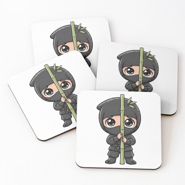 Item preview, Cute Chibi Ninja Hiding In Bamboo designed and sold by VFXguy.