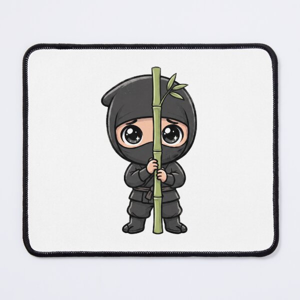 Item preview, Cute Chibi Ninja Hiding In Bamboo designed and sold by VFXguy.