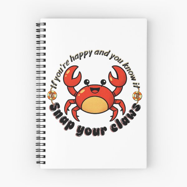 Item preview, Cute Pop Art Crab - If You're Happy and You Know It designed and sold by SunandShade.