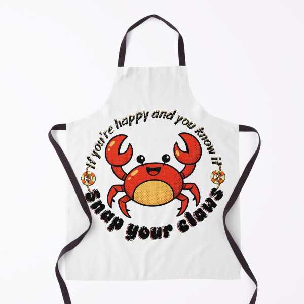 Item preview, Cute Pop Art Crab - If You're Happy and You Know It designed and sold by SunandShade.