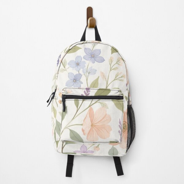 Item preview, Pastel Wildflower Botanical Pattern With Pink Blue And Lavender Flowers designed and sold by My Gluten Free Life UK.