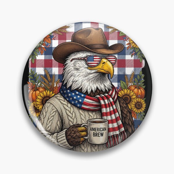 Item preview, Fall Eagle American Brew designed and sold by Roy & Tiffany.