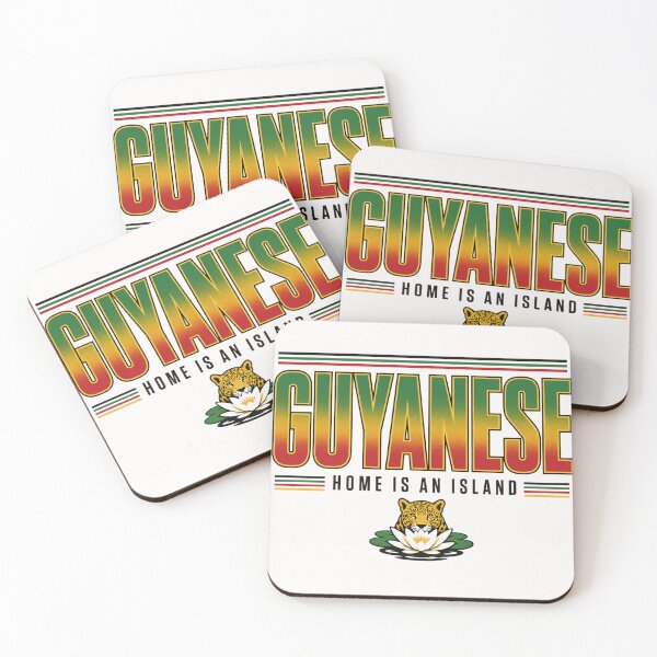Item preview, Guyanese Home Is an Island Vintage Caribbean Roots designed and sold by GiftLore Studio.