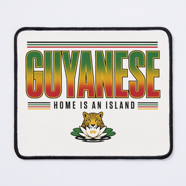 Item preview, Guyanese Home Is an Island Vintage Caribbean Roots designed and sold by GiftLore Studio.