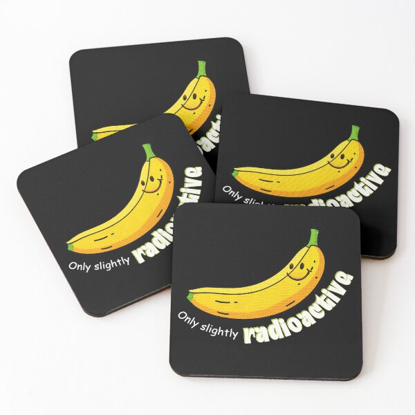 Item preview, Only Slightly Radioactive Banana - Funny Science Humor | Light Ink Edition designed and sold by SunandShade.