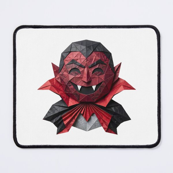 Item preview, Origami Dracula Vampire Face – Gothic Halloween Paper designed and sold by Marcu Ioachim.