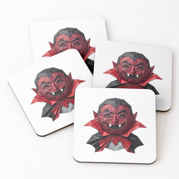 Item preview, Origami Dracula Vampire Face – Gothic Halloween Paper designed and sold by Marcu Ioachim.