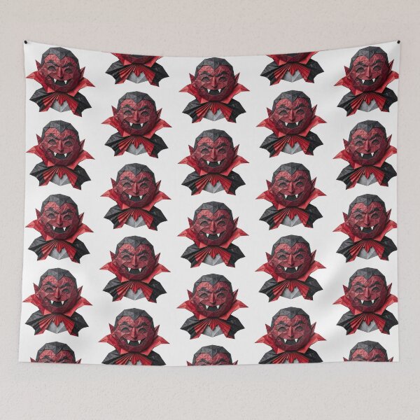 Item preview, Origami Dracula Vampire Face – Gothic Halloween Paper designed and sold by Marcu Ioachim.