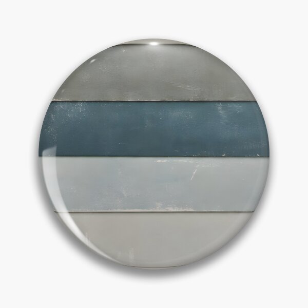 Item preview, Rustic Weathered Horizontal Stripes Wall Art Distressed Painted Wood Plank Texture Print in Slate Blue Charcoal and Off-White Tones designed and sold by SurfaceCraft Studio.