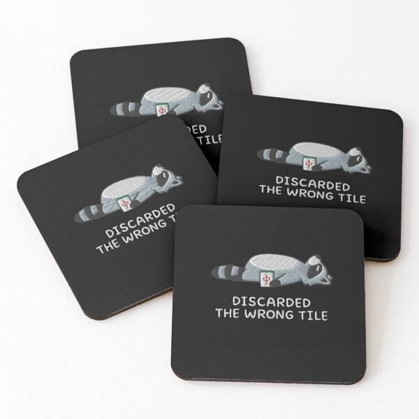 Item preview, Funny Mahjong Raccoon American Mahjong designed and sold by roartusa.