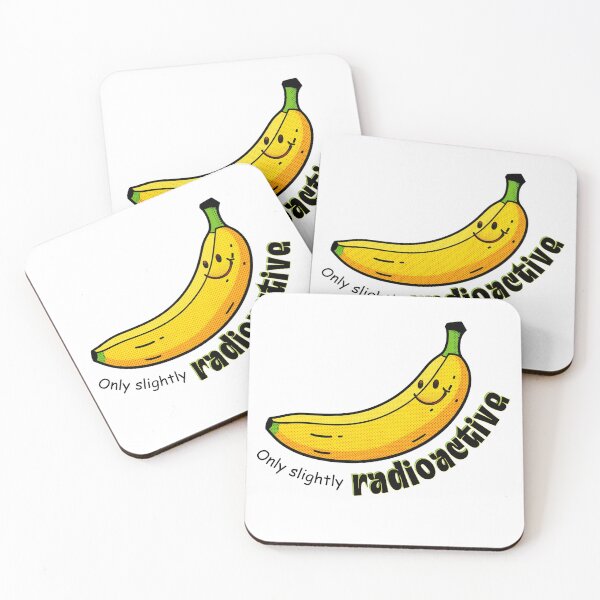 Item preview, Only Slightly Radioactive Banana - Funny Science Humor designed and sold by SunandShade.