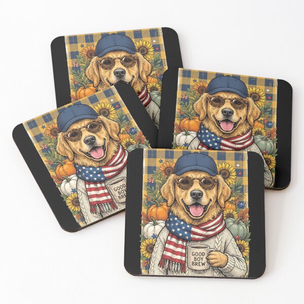 Item preview, Fall Retriever Good Boy designed and sold by Tiffany Roy.