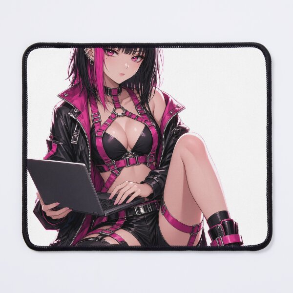 Item preview, Anime Hacker Girl Laptop designed and sold by SUPA BASED.