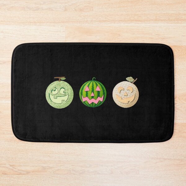 Item preview, Cute Summerween Melon-o'-Lanterns - Funny Pastel Halloween Fruit designed and sold by SunandShade.