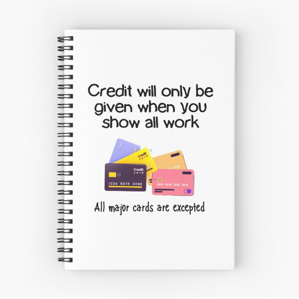 Item preview, Amusing Teacher's Rule for Credit Score. designed and sold by MPC-Mince-Pies.