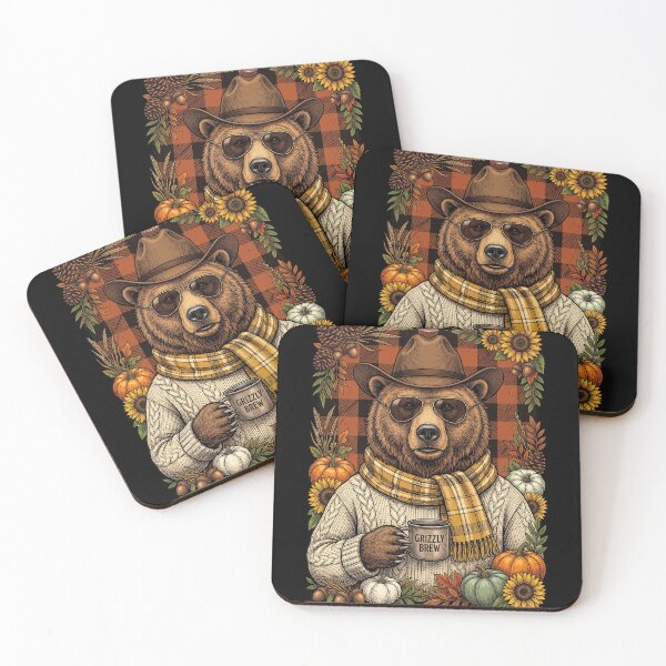 Item preview, Fall Bear Grizzly Brew designed and sold by Roy & Tiffany.