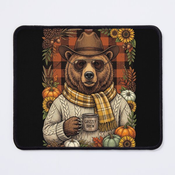 Item preview, Fall Bear Grizzly Brew designed and sold by Tiffany Roy.
