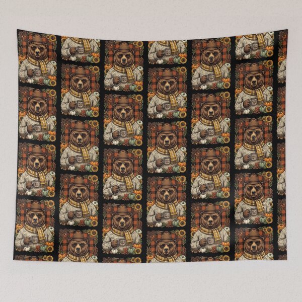 Item preview, Fall Bear Grizzly Brew designed and sold by Roy & Tiffany.