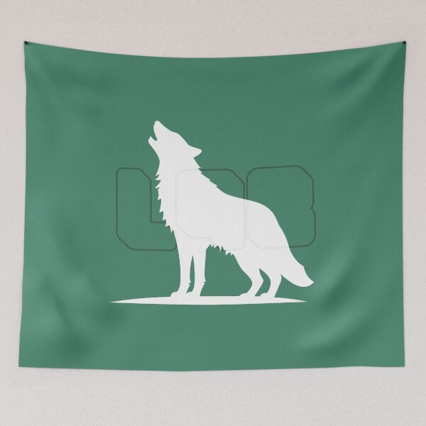 Item preview, Howling Wolf Silhouette White Outdoor L98 Art designed and sold by L98-Studio.