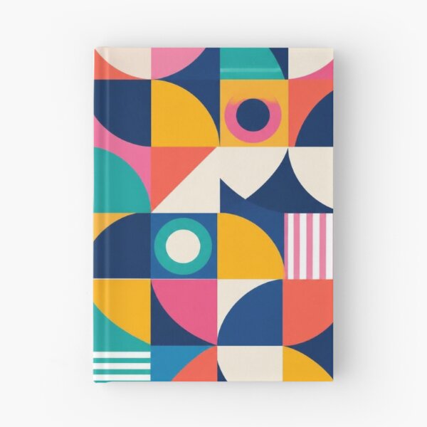 Item preview, Colourful Retro Geometric Abstract Pattern With Bold Shapes designed and sold by My Gluten Free Life UK.