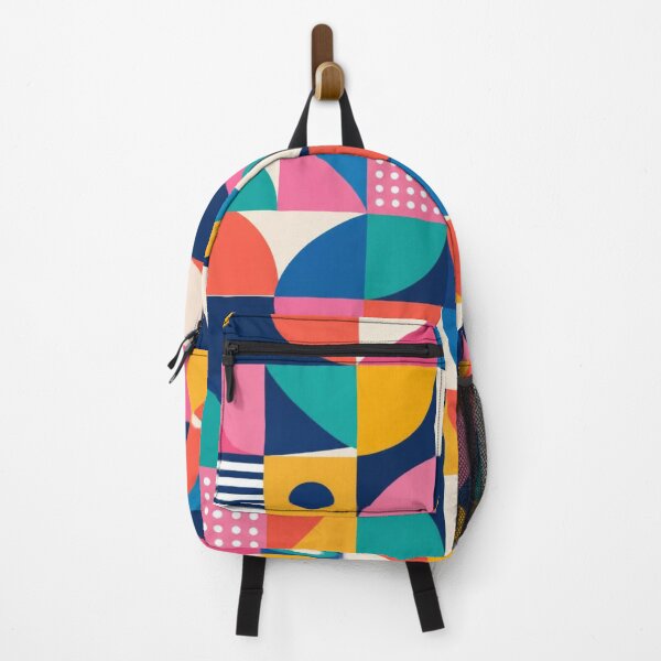 Item preview, Colourful Retro Geometric Abstract Pattern With Bold Shapes designed and sold by My Gluten Free Life UK.