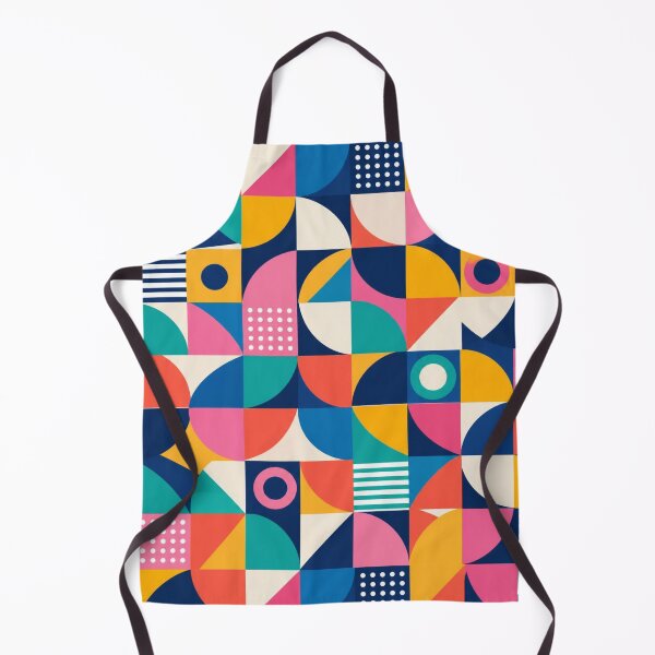Item preview, Colourful Retro Geometric Abstract Pattern With Bold Shapes designed and sold by My Gluten Free Life UK.