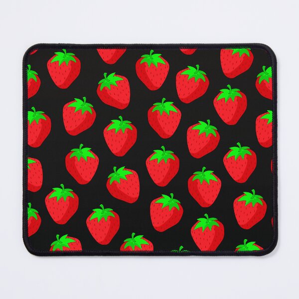 Item preview, Strawberries 2 (on black) designed and sold by SyPhelan.