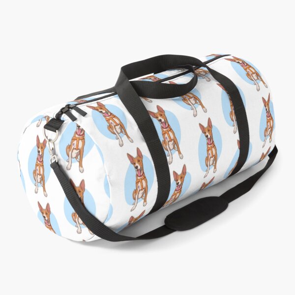 Item preview, cute dog in the blue bubble background designed and sold by Up Urban Fashion.