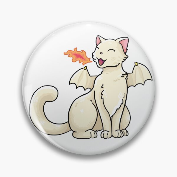 Item preview, White cat dragon designed and sold by Maria-Henriques.