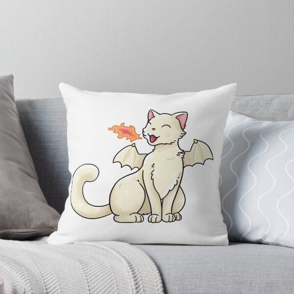 Item preview, White cat dragon designed and sold by Maria-Henriques.