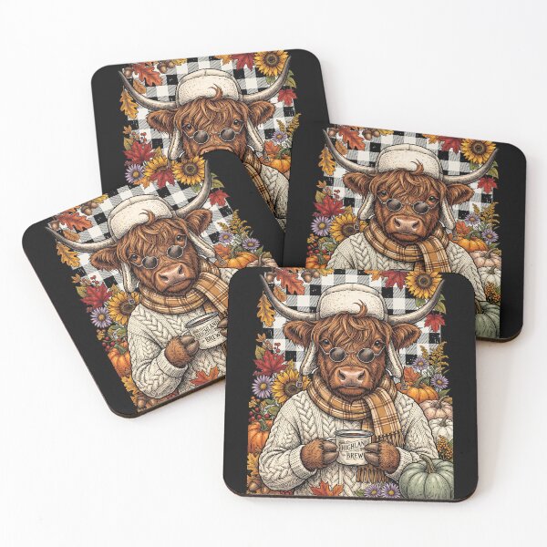 Item preview, Fall Highland Cow Brew designed and sold by Roy & Tiffany.