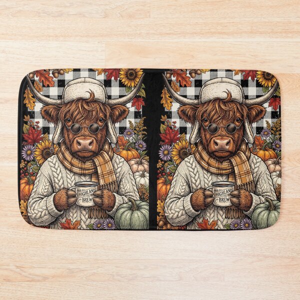 Item preview, Fall Highland Cow Brew designed and sold by Roy & Tiffany.
